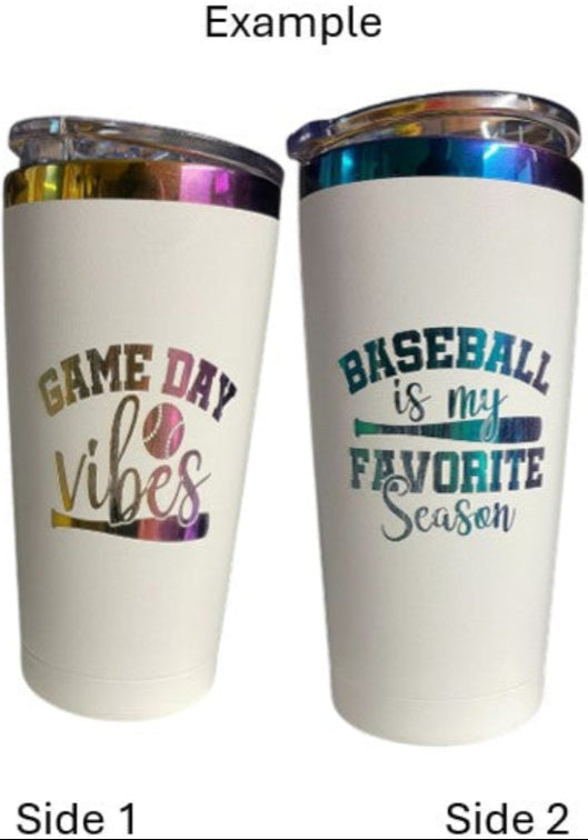 20 oz Personalized Prism Tumblers